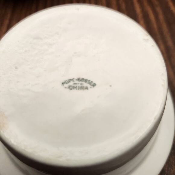 Pope-Gosser China Rose Floral Berry Bowls Set of 3 - Picture 9 of 9